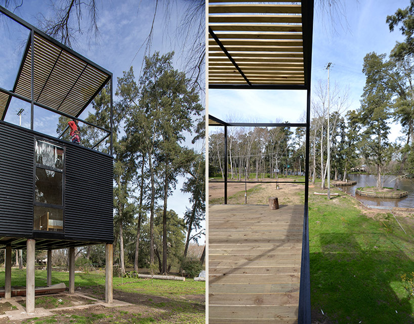 atot arquitectos constructs the delta cabin near buenos aires