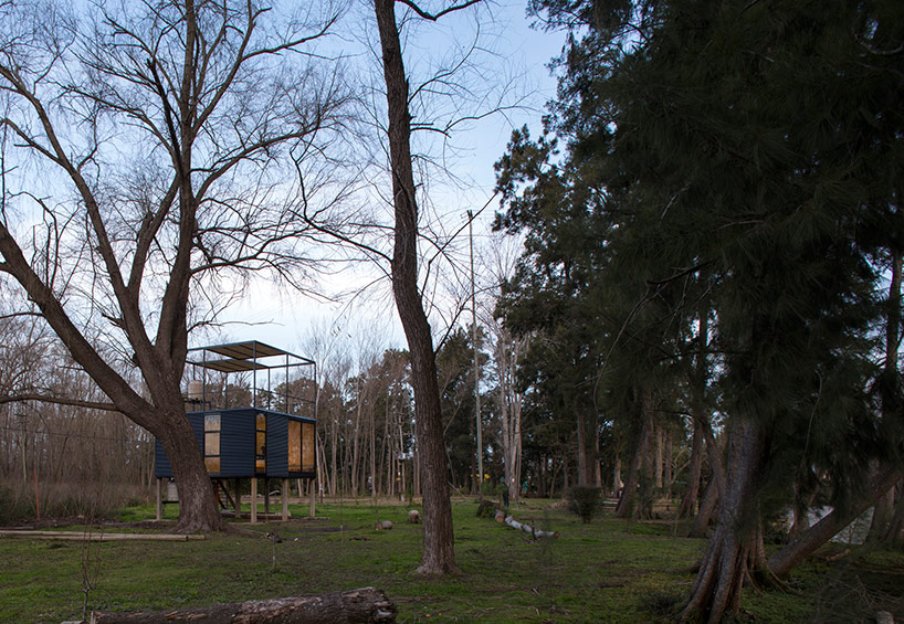 atot arquitectos constructs the delta cabin near buenos aires
