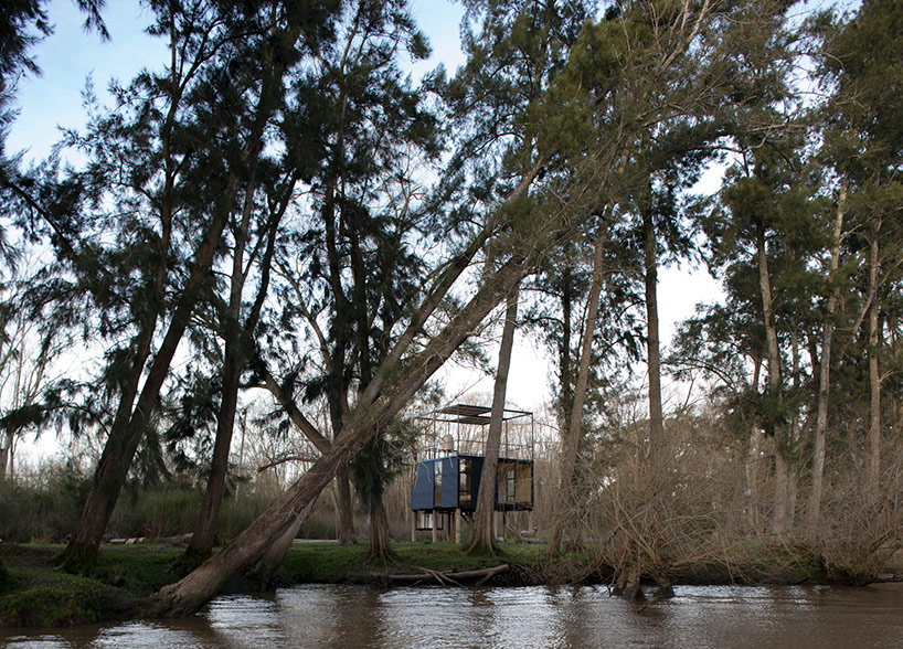 atot arquitectos constructs the delta cabin near buenos aires