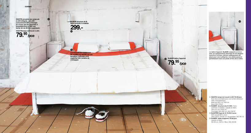 benedetto bufalino IKEA catalog out of cardboard