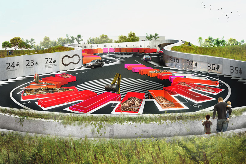 bjarke ingels group BIG sydhavns recycling center copenhagen designboom
