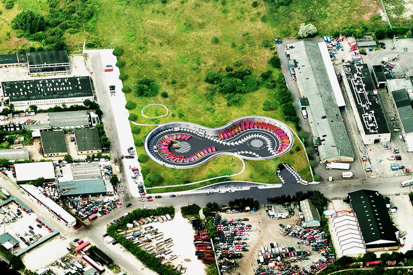 bjarke ingels group BIG sydhavns recycling center copenhagen designboom