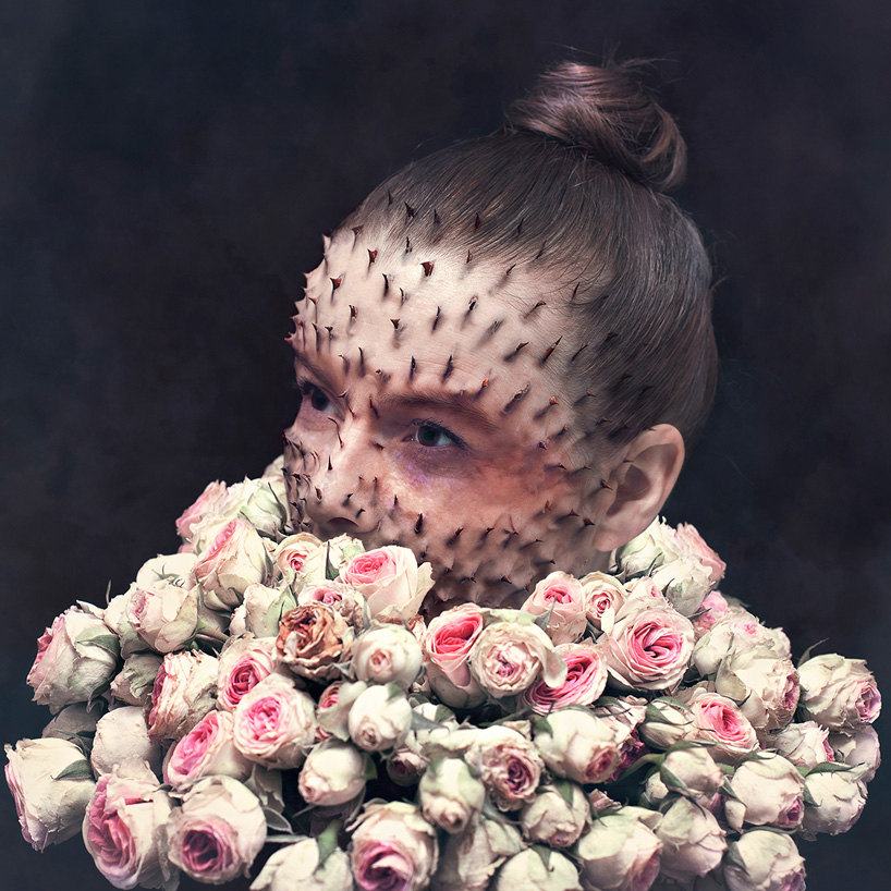 cal redback manipulates human + nature into hybrid botanical bodies