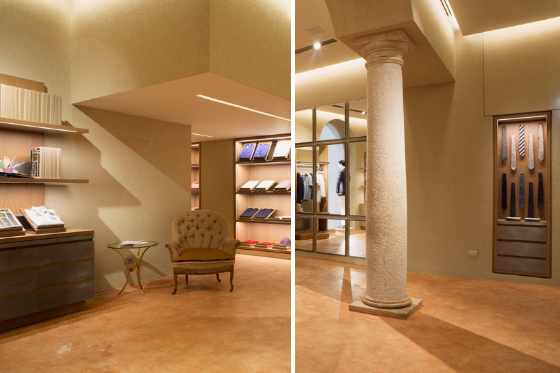 caruso s flagship store in milan goes backstage at the opera