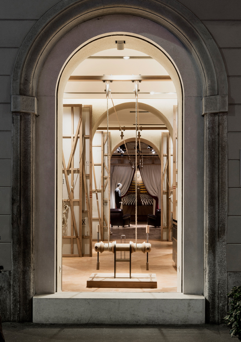 caruso s flagship store in milan goes backstage at the opera