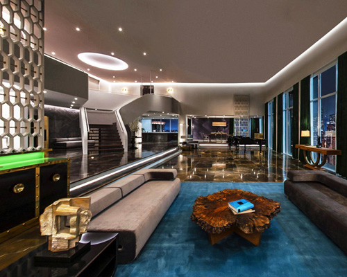 a look at the set design of christian grey's penthouse apartment