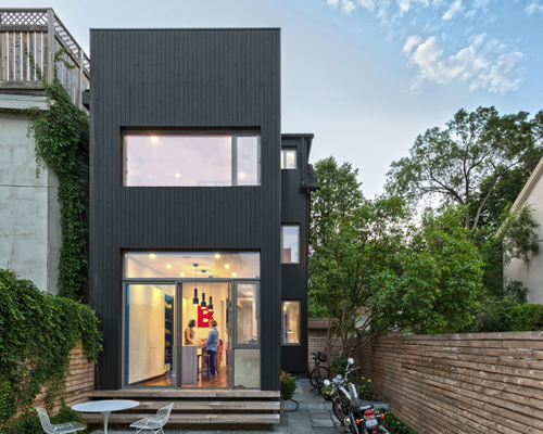 dubbeldam's converted victorian terrace in toronto is a house of contrasts