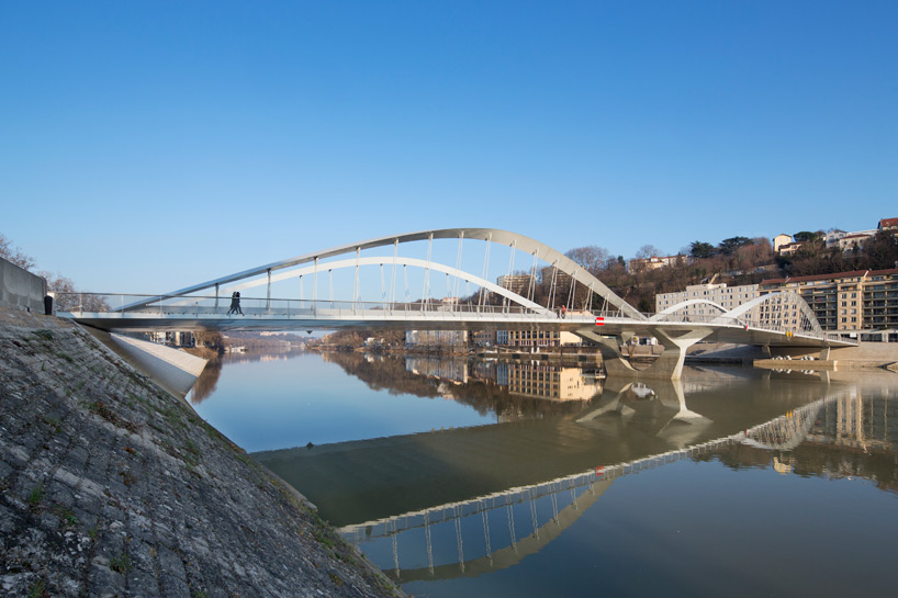 explorations architecture schuman bridge lyon france designboom