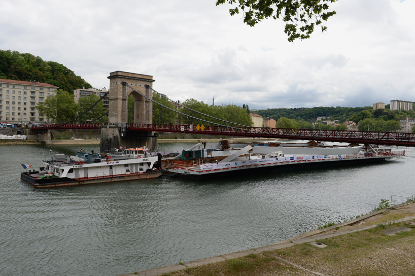 explorations architecture schuman bridge lyon france designboom