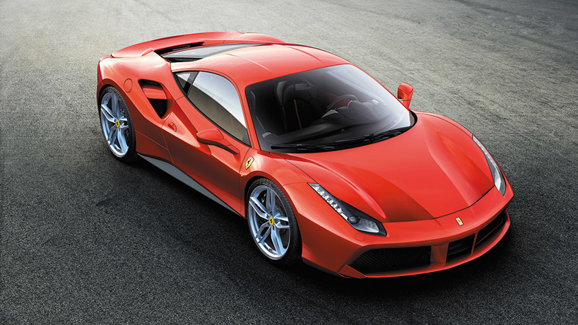 Aerodynamic Ferrari 488 Gtb Sportscar Races From 0 60 Mph In