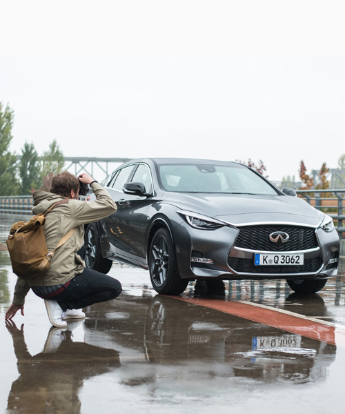 photographer michael schulz uses 'the seeker' to experience the all-new infiniti Q30