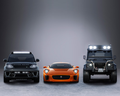 james bond spectre movie to feature jaguar land rover vehicle line-up