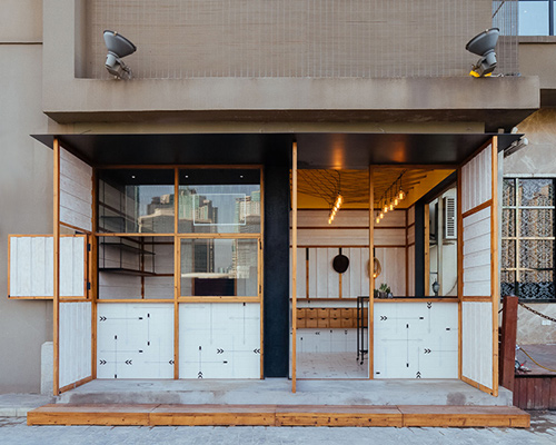 shanghai hot dog shop by linehouse incorporates a wild west theme