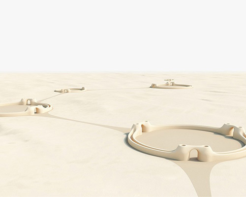 luca curci conceptualizes self sufficient future with desert cities