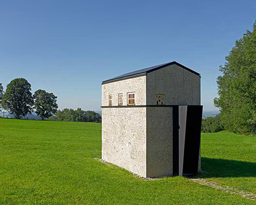 michele de lucchi constructs concrete chapel in southern germany