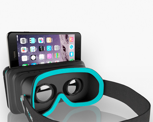moggles virtual reality headset works with handcontroller & smartphone