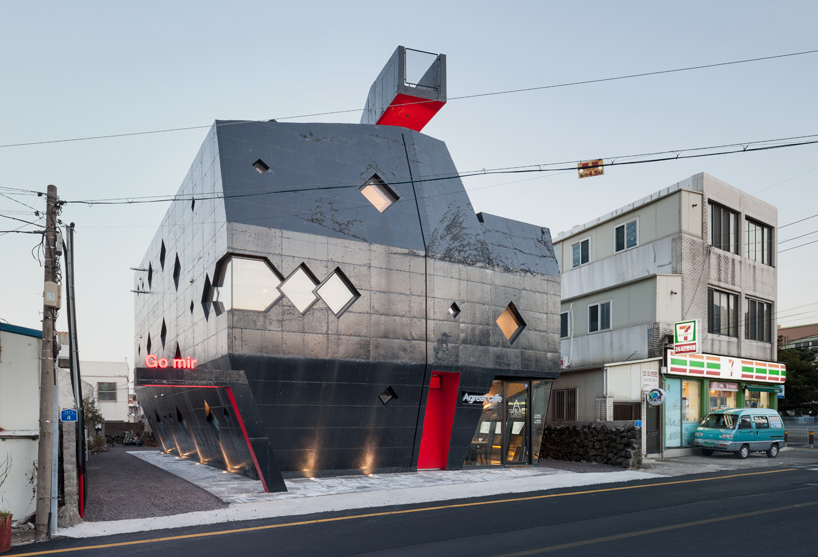 moon hoon go.mir guest house south korea designboom