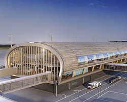 nordic office of architecture opens terminal at oslo airport