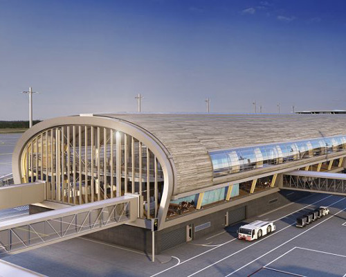 oslo international airport expansion by nordic office of architecture