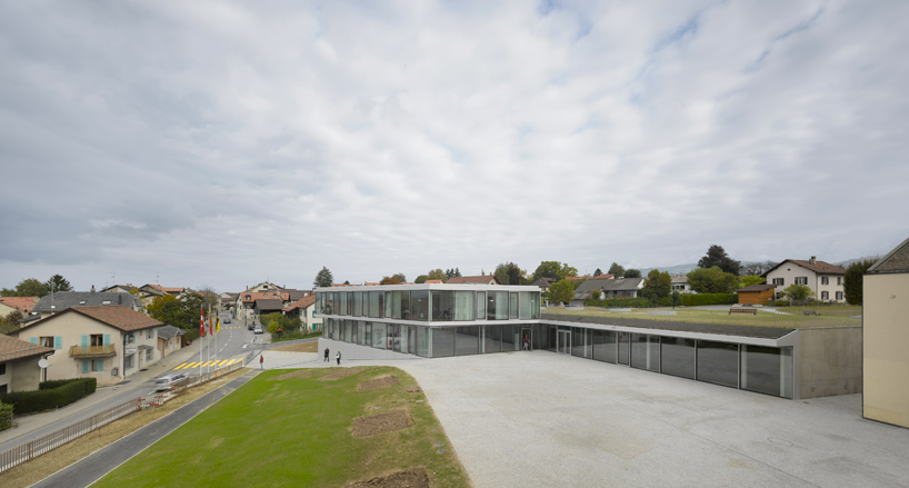 personeni raffaele scharer bernex city hall geneva switzerland designboom
