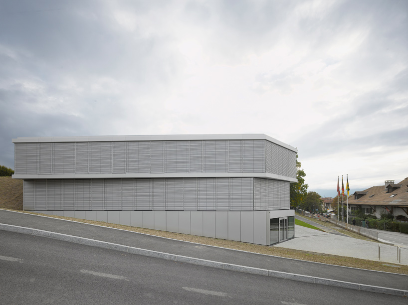 personeni raffaele scharer bernex city hall geneva switzerland designboom