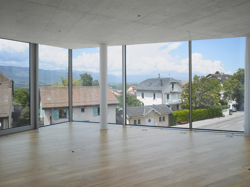 personeni raffaele scharer bernex city hall geneva switzerland designboom