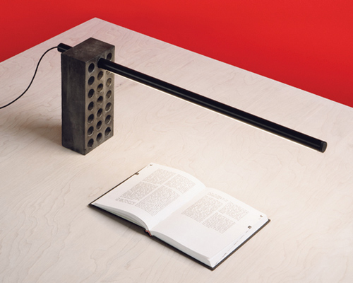 philippe malouin's brick lamp for umbra shift delivers utility + function