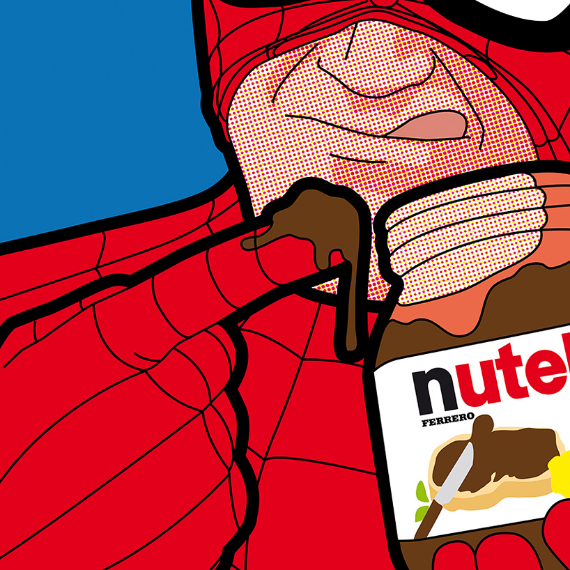 grég guillemin super heroes pop-art illustrations