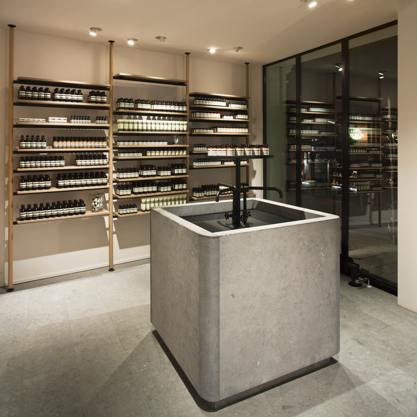 vincent van duysen and pslab open aesop store in hamburg