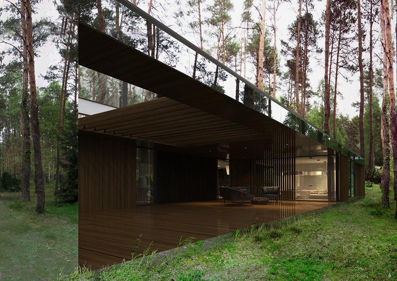 reform architekt marcin tomaszewski refelctive mirror izabelin house 2 designboom