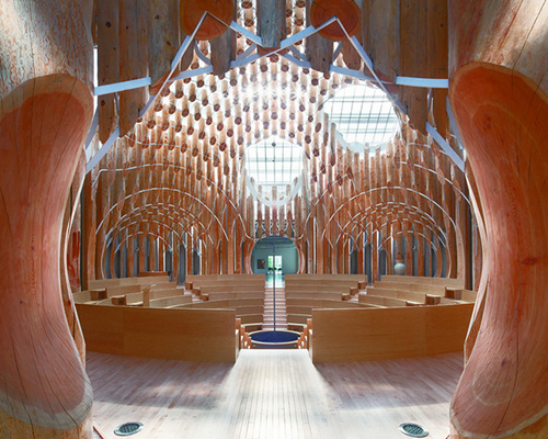 shinslab iisac envisions light of life church surrounded by trees 