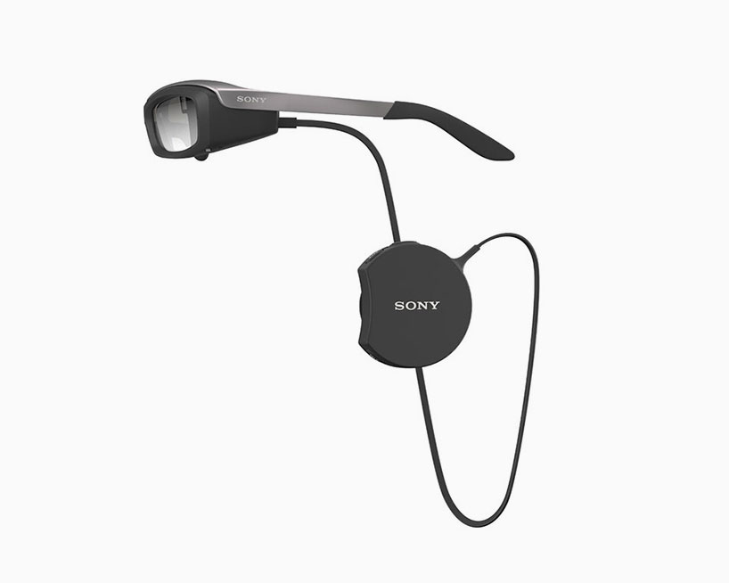 sony's augmented reality SmartEyeglasses use holographic lens technology