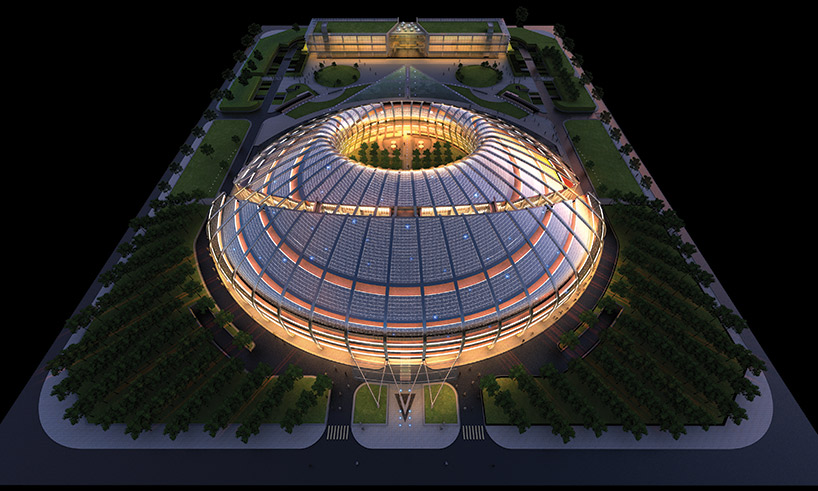 michael sorkin's xi'an office building under construction