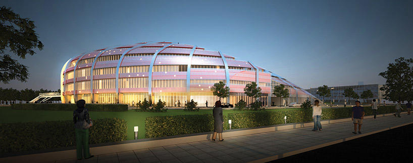 michael sorkin's xi'an office building under construction