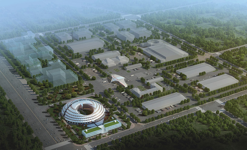 michael sorkin's xi'an office building under construction