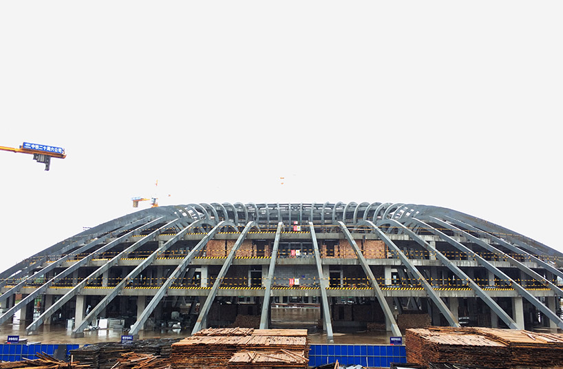 michael sorkin's xi'an office building under construction