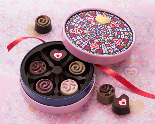 studio job sweetly package valentine's day chocolates for godiva 