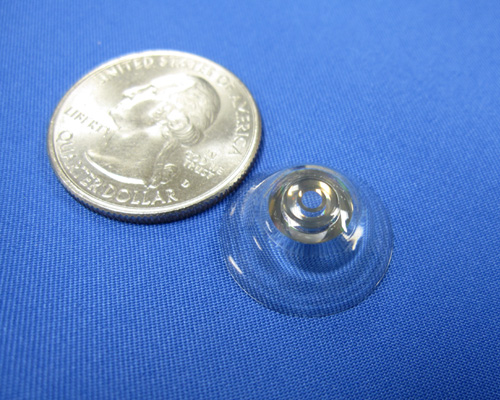 comfortable telescopic contact lens prototype magnifies 2.8 times