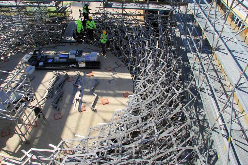 uk pavilion milan expo 2015 wolfgang buttress construction designboom