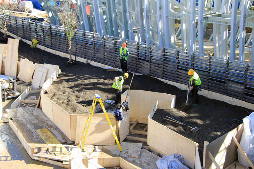 uk pavilion milan expo 2015 wolfgang buttress construction designboom