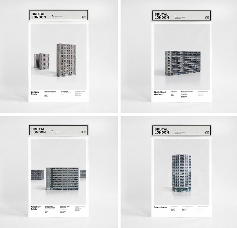 zupagrafika brutal london cut out models brutalist architecture designboom