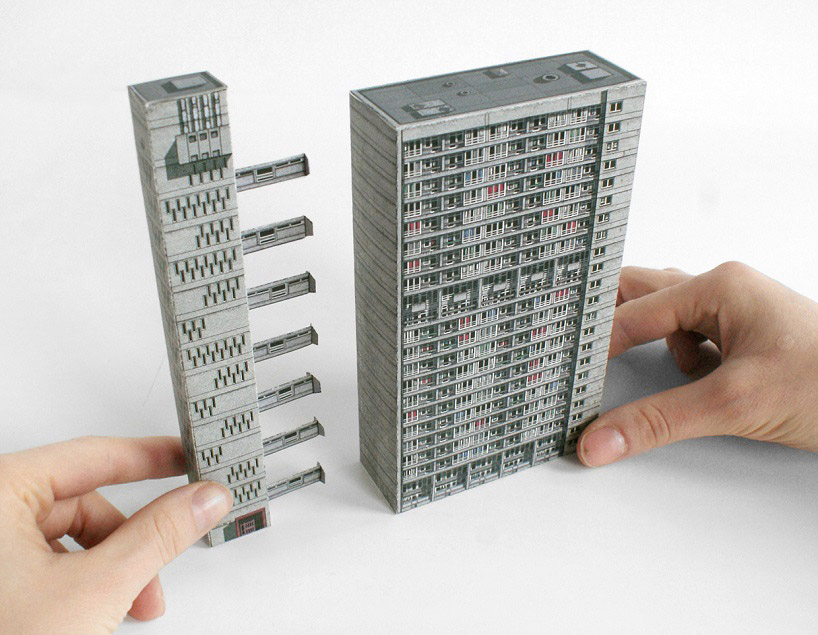 zupagrafika brutal london cut out models brutalist architecture designboom