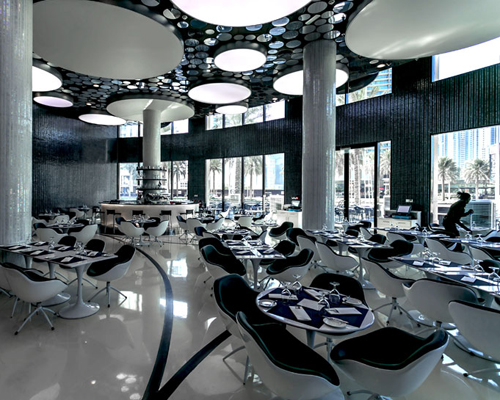 IV quattro restaurant's redefining european cuisine matched by interior