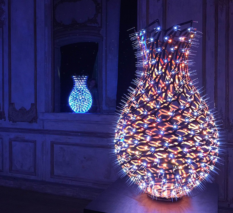 LED vases by moritz waldemeyer