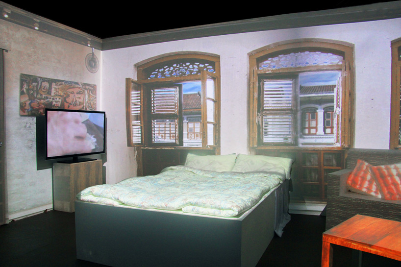 airbnb singaplural 2015 hut projection tour singapore design week designboom
