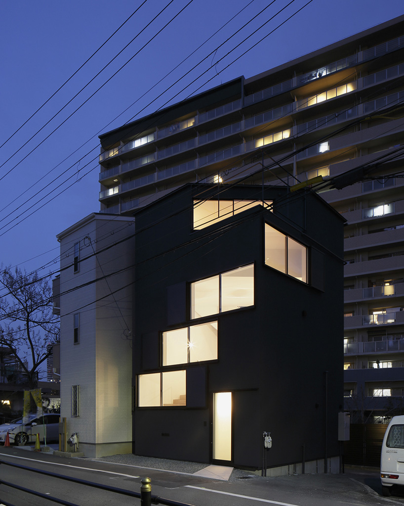 alphaville spiral window house osaka japan designboom