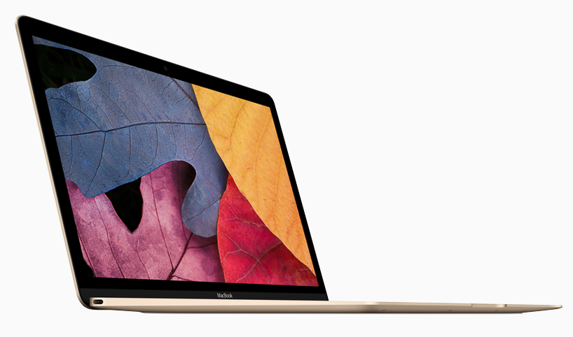 super slim apple macbook unveiled in gold, silver and space gray