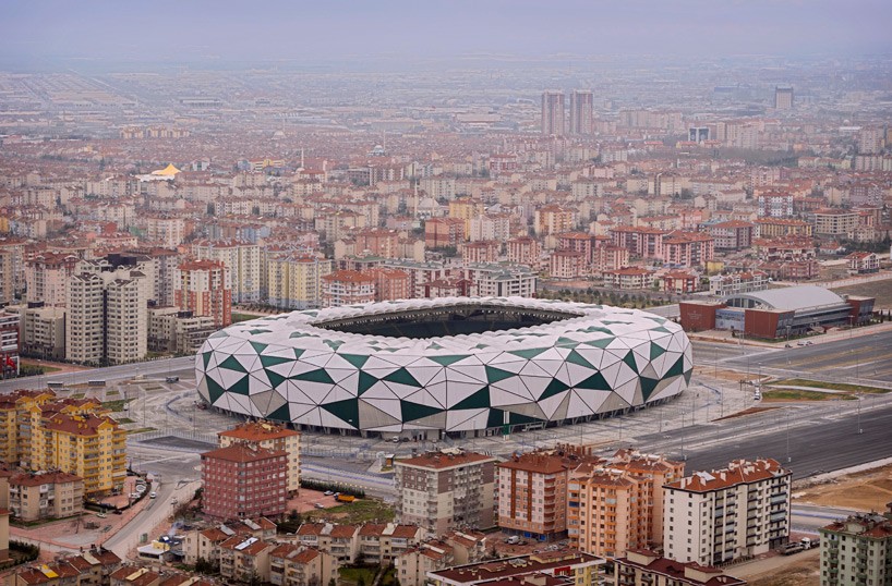 bahadçr kul architects konya city stadium designboom