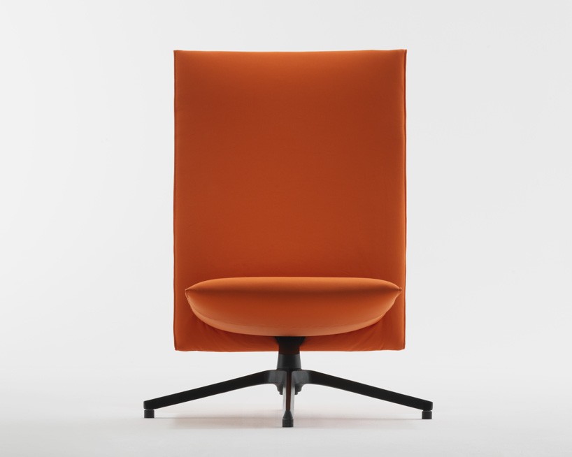 barberosgerby debuts pilot lounge chair for knoll at salone del mobile