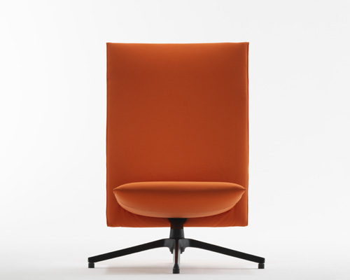 barberosgerby debuts pilot lounge chair for knoll at salone del mobile